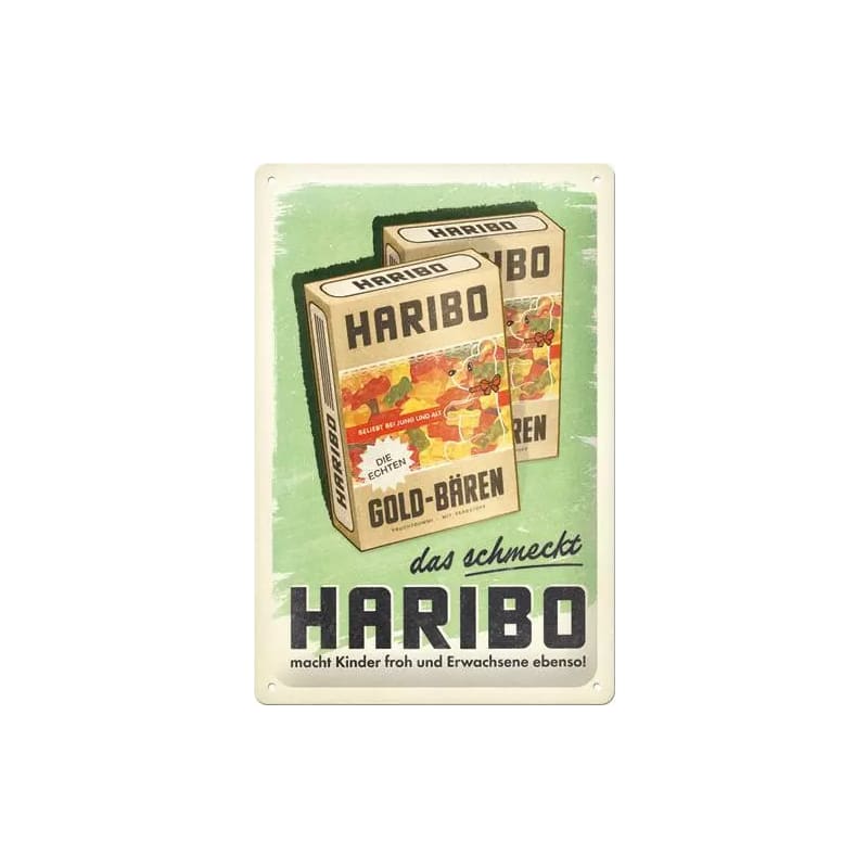 Plakat blaszany 20x30cm HARIBO Packung