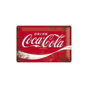 Plakat blaszany 20x30cm Coca-Cola-Logo