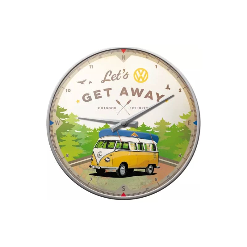 Zegar ścienny VW Bulli Lets Get Away
