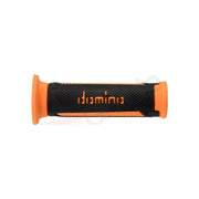 Manetki kierownicy Domino A350 Touring pomarańczowy czarny 22mm 120mm otwarte