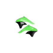 Osłony chłodnicy UFO Kawasaki KLX 450 07-15 zielone