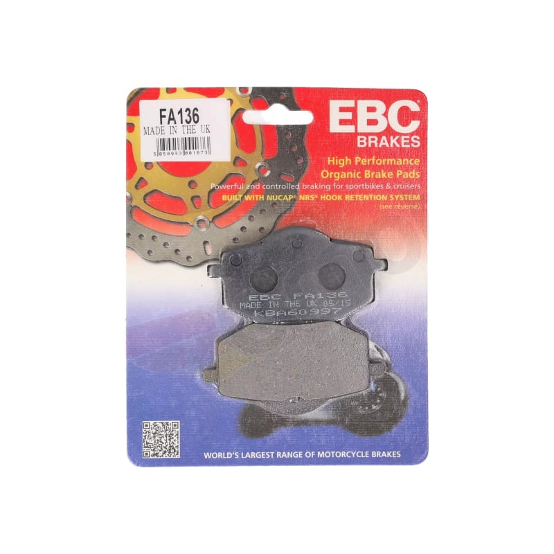 Klocki hamulcowe EBC FA 136 (2 szt.)