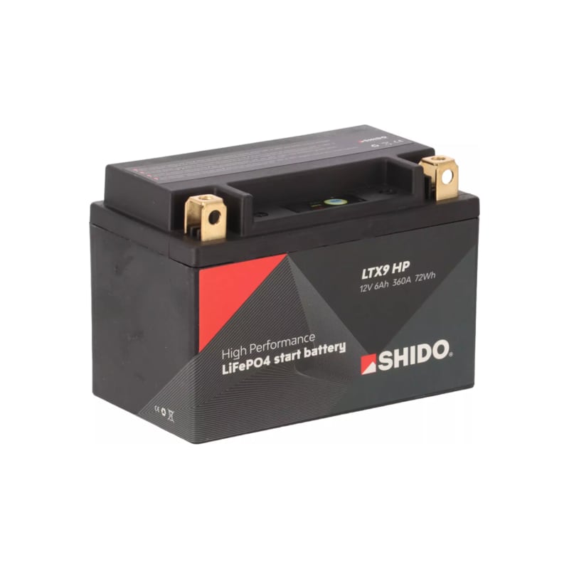 Akumulator litowo-jonowy Shido HP LTX9 YTX9 Li-Ion 12V 6Ah