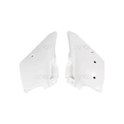 Komplet plastikowych osłon bocznych tylnych UFO Kawasaki KDX 200 95-20 białe