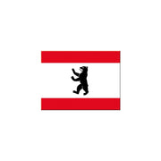 Magnes na lodówkę 6x8cm Berlin Flagge