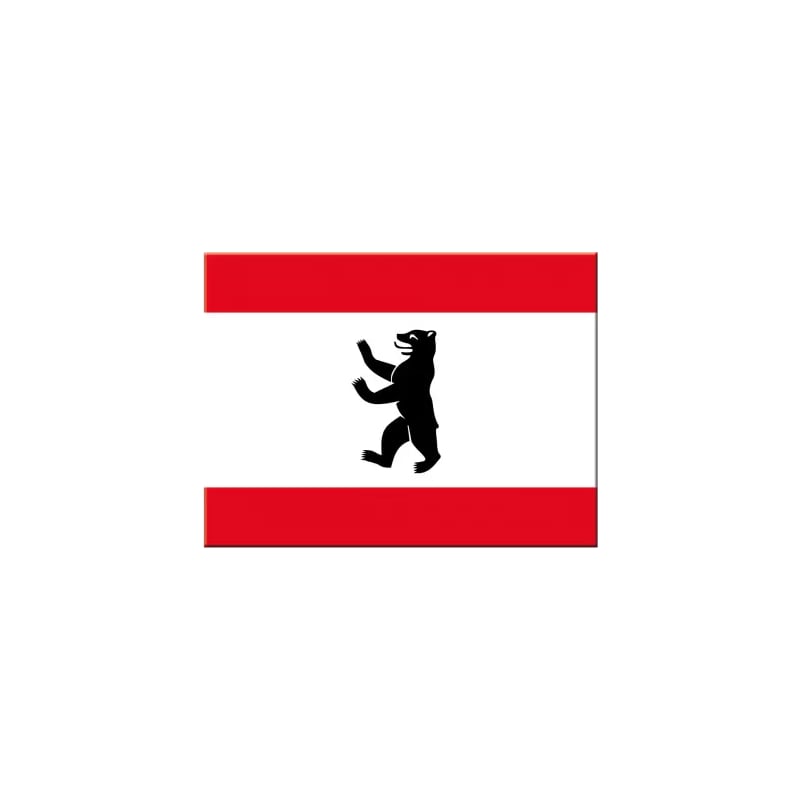 Magnes na lodówkę 6x8cm Berlin Flagge
