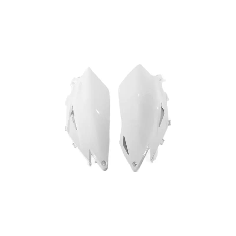 Komplet plastikowych osłon bocznych tylnych UFO Honda CRF 250R 10 CRF 450R 09-10 białe
