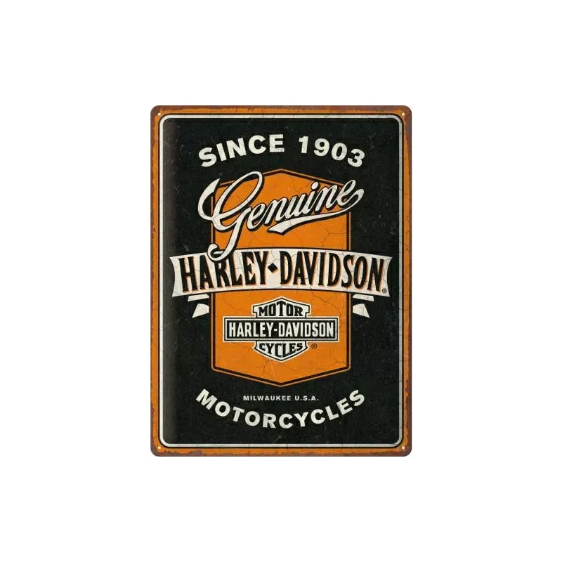 Plakat blaszany 30x40cm Harley Davidson Since 1903