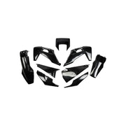Komplet plastików UFO Husqvarna TE TX FE 20 z osłoną lampy czarny