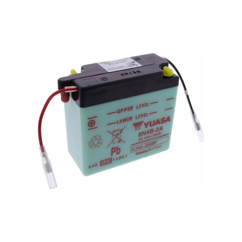 Akumulator standardowy 6V 4Ah Yuasa 6N4B-2A