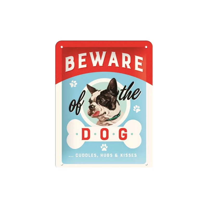 Plakat blaszany 15x20cm Beware of the Dog