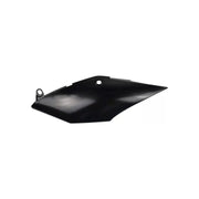 Komplet plastikowych osłon bocznych tylnych UFO Honda CRF 250R RX 18-21 CRF 450R RX 17-20 1 szt. lewy pod pojedynczy tłumik czarny