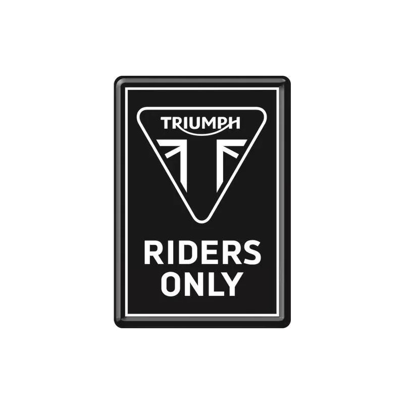 Pocztówka blaszana 14x10cm Triumph Riders