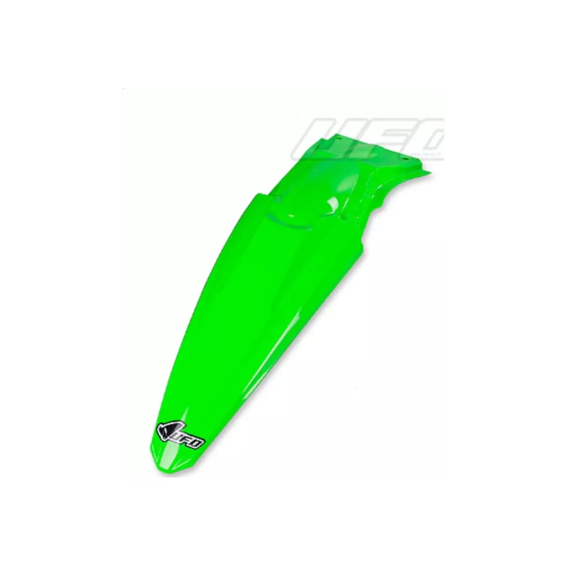 Błotnik tył UFO Kawasaki KXF 250 17-19 KXF 450 16-18 zielony Fluo