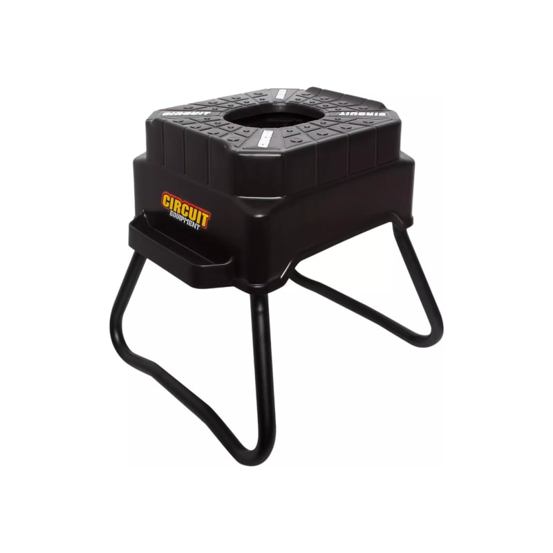 Stojak motocyklowy Cross Enduro Circuit Cubic 42 cm czarny