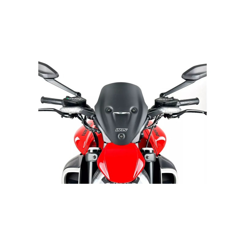 Szyba motocyklowa WRS Sport Ducati Diavel V4 czarny mat