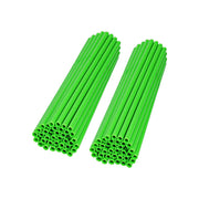 Nakładki na szprychy MX Spoke HLP 38 sztuk zielone fluo