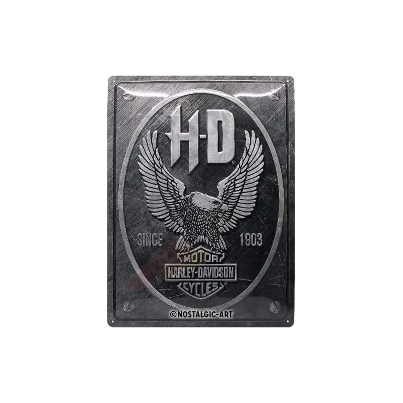 Plakat blaszany 30x40cm Skarbonka beczka Service pasuje do Harley Davidson HD logo