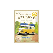 Plakat blaszany 30x40cm VW Bulli-Let Geet Away