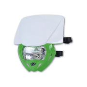 Lampa owiewka przód UFO Panther Dual homologacja biały zielony