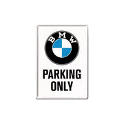Pocztówka blaszana 14x10cm BMW-Parking Only