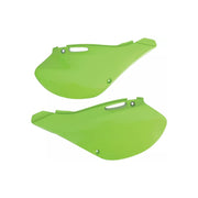 Komplet plastikowych osłon bocznych tylnych UFO Kawasaki KX 99-02 zielony