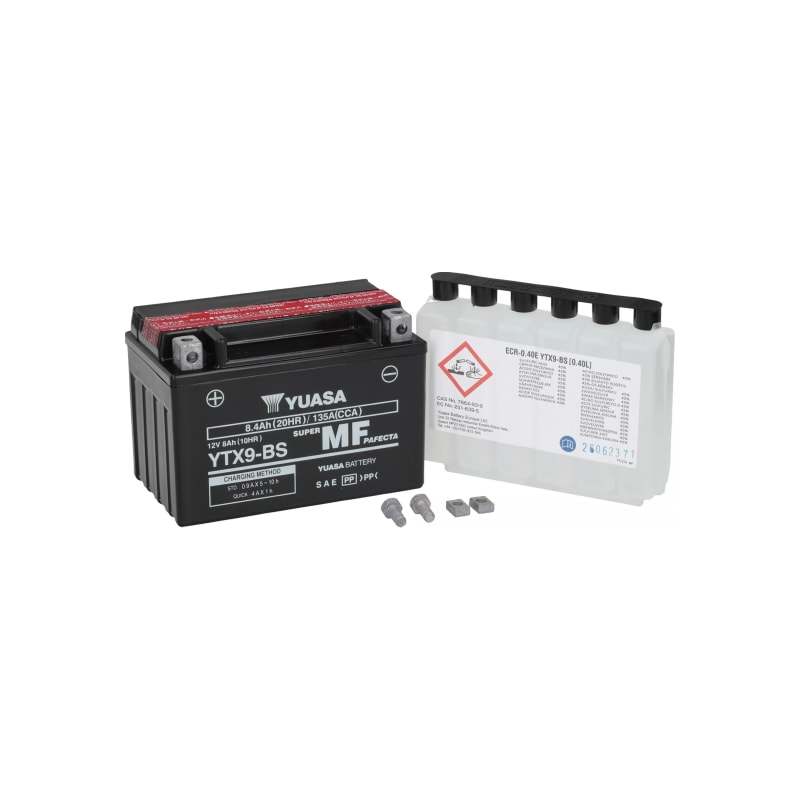 Akumulator bezobsługowy 12V 9 Ah Yuasa YTX9-BS