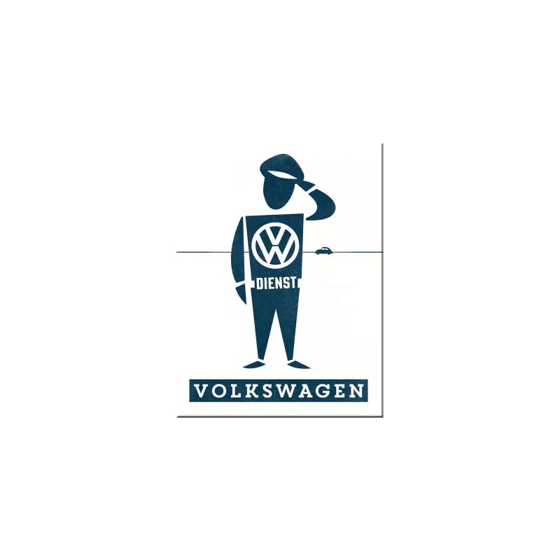Magnes na lodówkę 6x8cm VW Dienst Mann