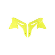 Osłony chłodnicy UFO Suzuki RMZ 250 10-17 żółte Fluo