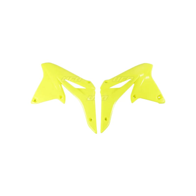 Osłony chłodnicy UFO Suzuki RMZ 250 10-17 żółte Fluo