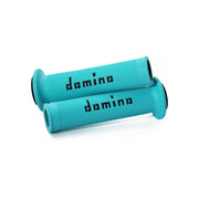 Manetki kierownicy Domino A010 Road Racing niebieski czarny 22mm 125mm otwarte