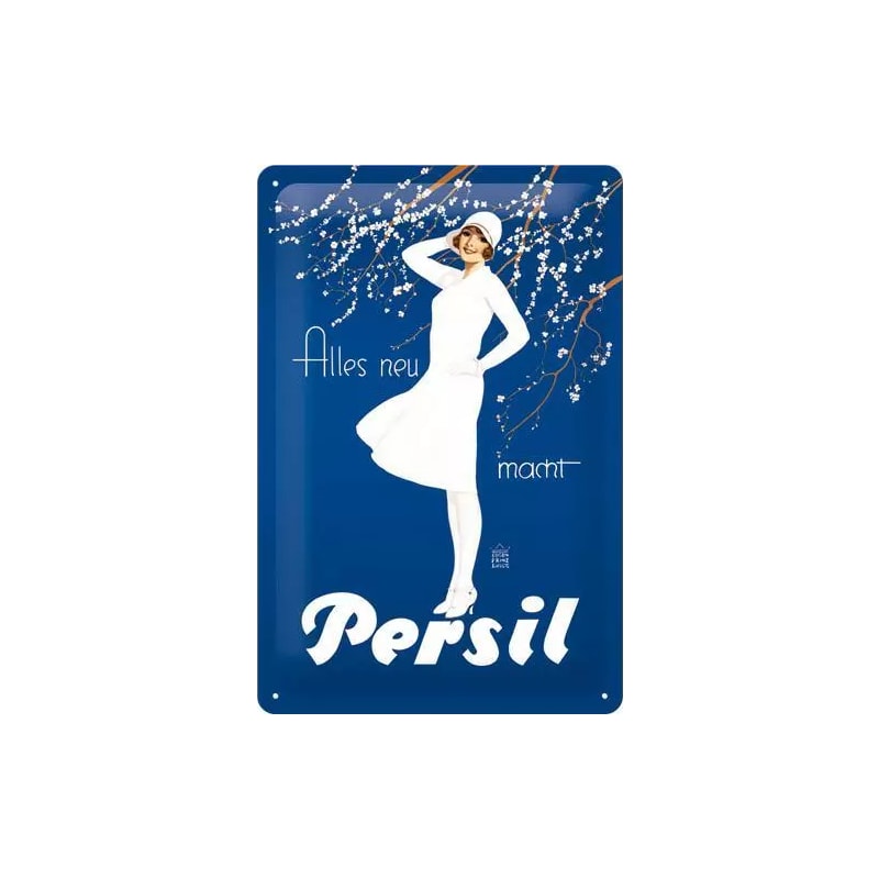 Plakat blaszany 20x30cm Persil Weibe Dame