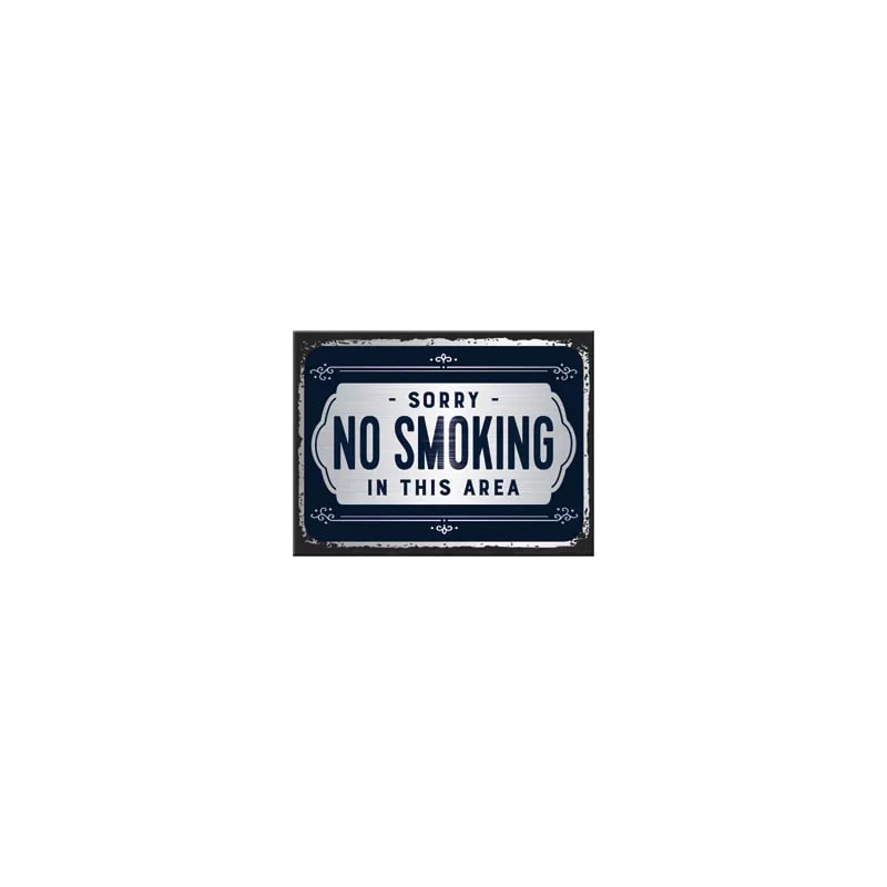 Magnes na lodówkę 6x8cm Sorry No Smoking
