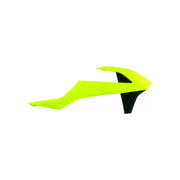 Osłony chłodnicy Polisport pomarańczowy fluorescencyjny czarny