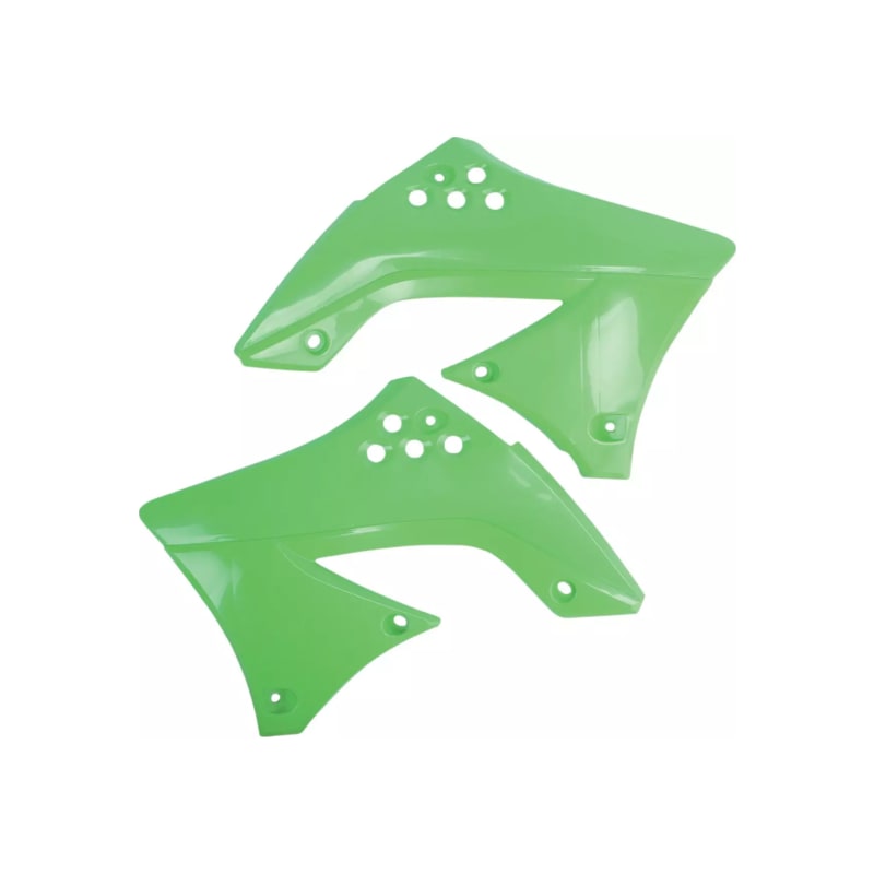 Osłony chłodnicy UFO Kawasaki KXF 450 09 zielone