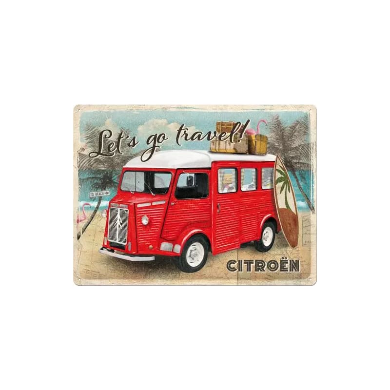 Plakat blaszany 30x40cm Citroen Type H