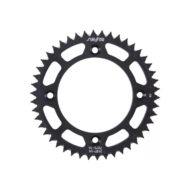 Zębatka tył aluminiowa Sunstar SUN5-2481-48BK 48z rozmiar 428 (JTR895.48) czarna