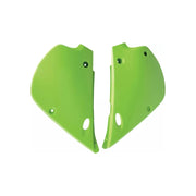Komplet plastikowych osłon bocznych tylnych UFO Kawasaki KX 91-97 zielony