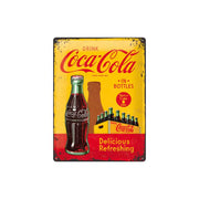 Plakat blaszany 30x40cm Coca-Cola-In Bottles