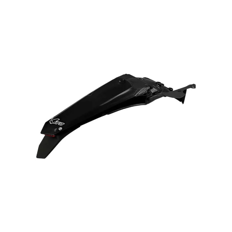 Błotnik tył UFO Yamaha WRF 250 15-18 WR 450F 16-18 (Enduro ze światłem LED) czarny