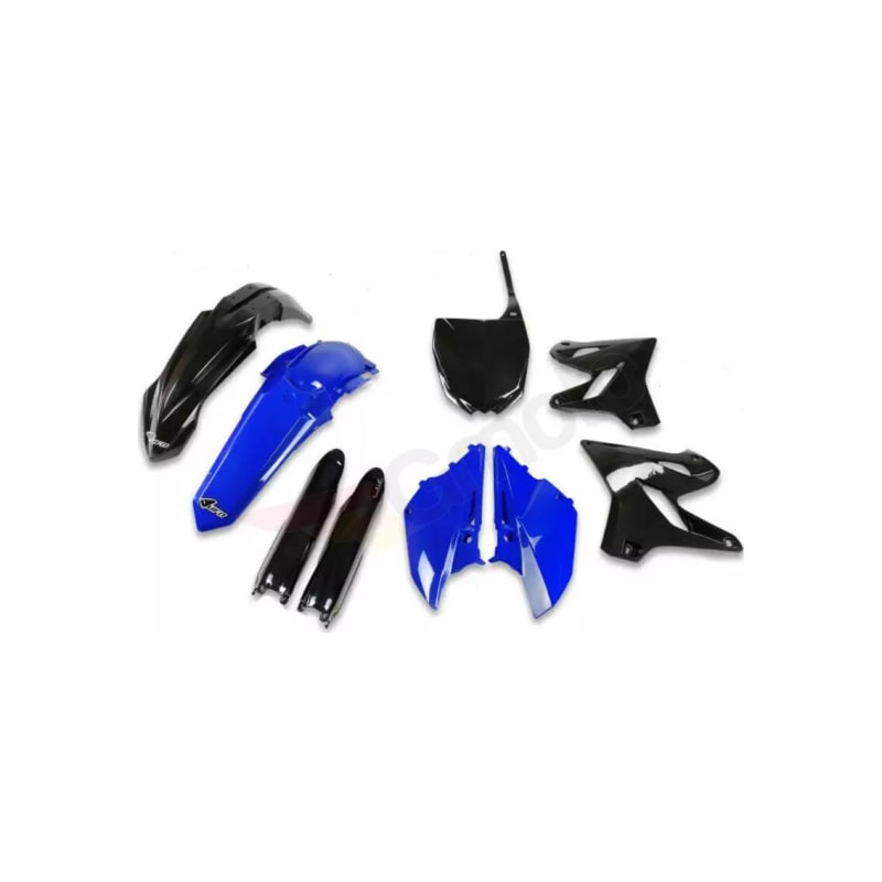 Komplet plastików UFO Yamaha YZ 125 250 niebieski czarny 15-21