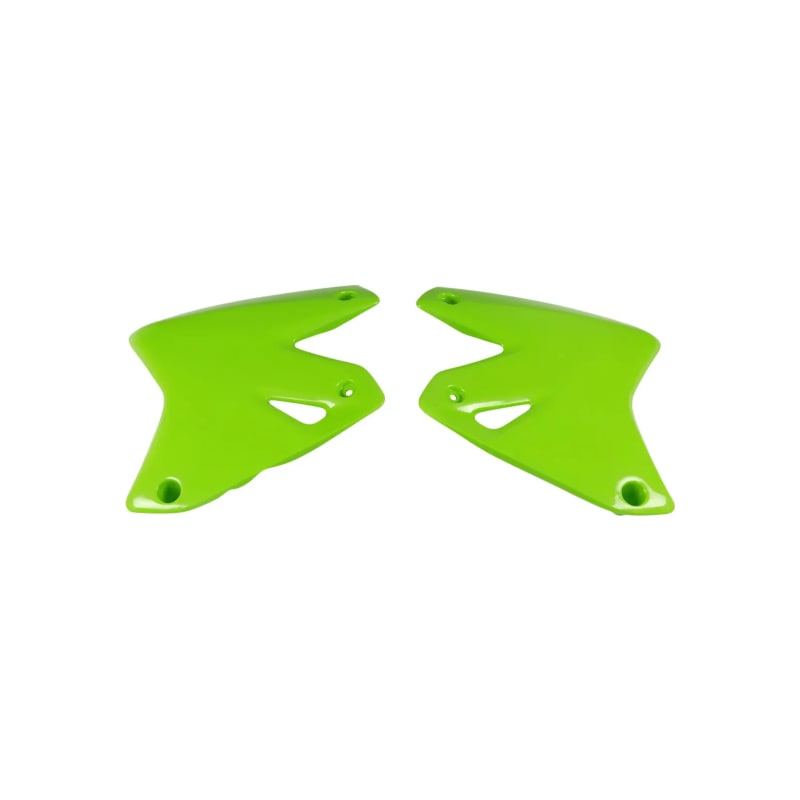 Osłony chłodnicy UFO Kawasaki KLX 400R 03-21 zielony