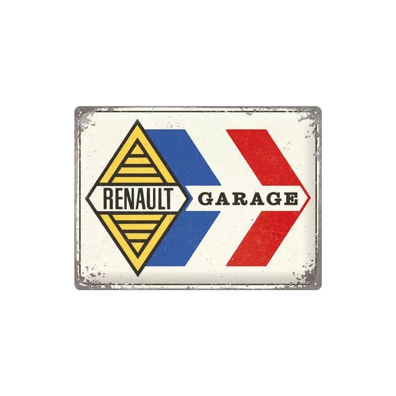 Plakat blaszany 30x40cm Renault Garage