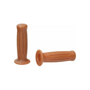 Manetki kierownicy Domino Retro pomarańczowe 22mm 118mm zamknięte