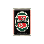 Plakat blaszany 20x30cm Becks Key Logo