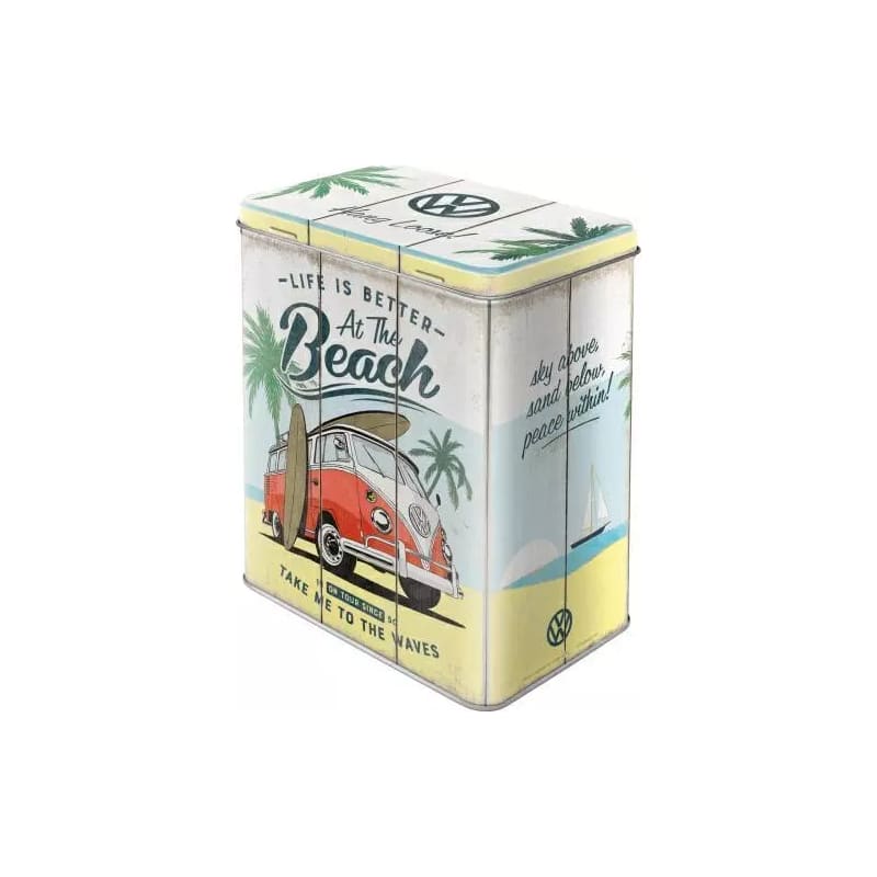 Puszka blaszana L VW Bulli Beach