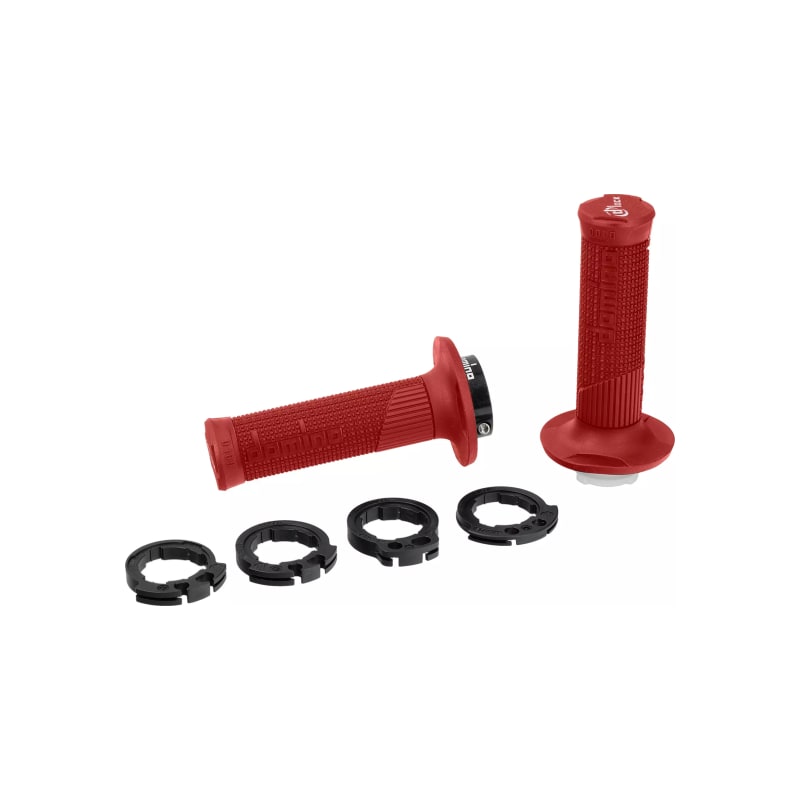 Manetki kierownicy Domino D-Lock D100 Off-Road 2 linki czerwone