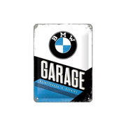 Plakat blaszany 15x20cm BMW Garage