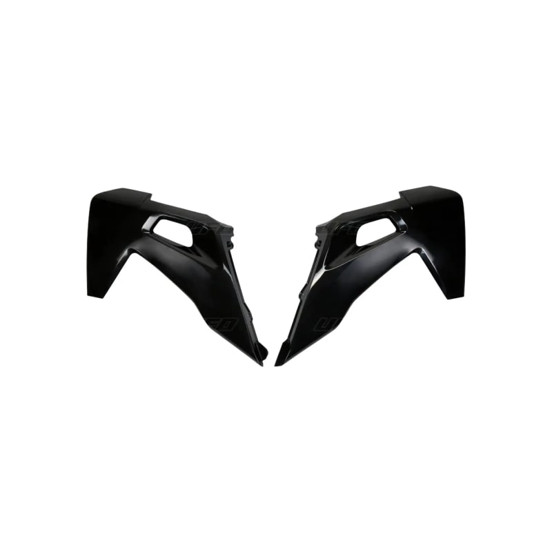 Osłony chłodnicy UFO Husqvarna TC 125 250 19 FC 250 350 450 19 czarne