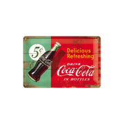 Plakat blaszany 20x30cm Coca-Cola Delic